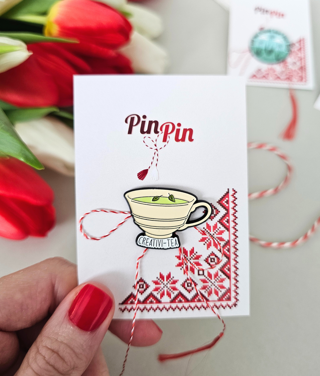 Pin Metalic Creativi-tea