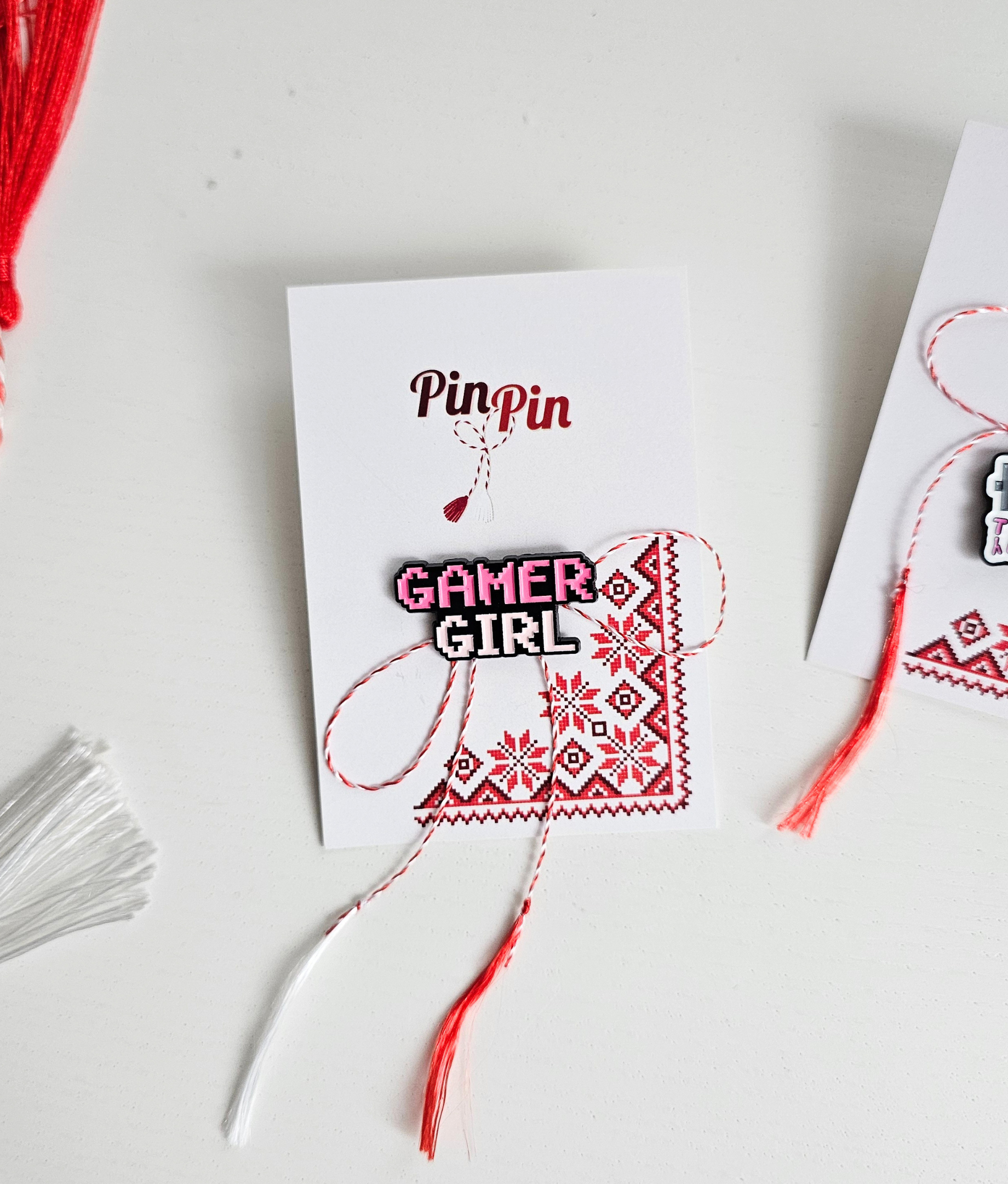 Pin Metalic Gamer Girl