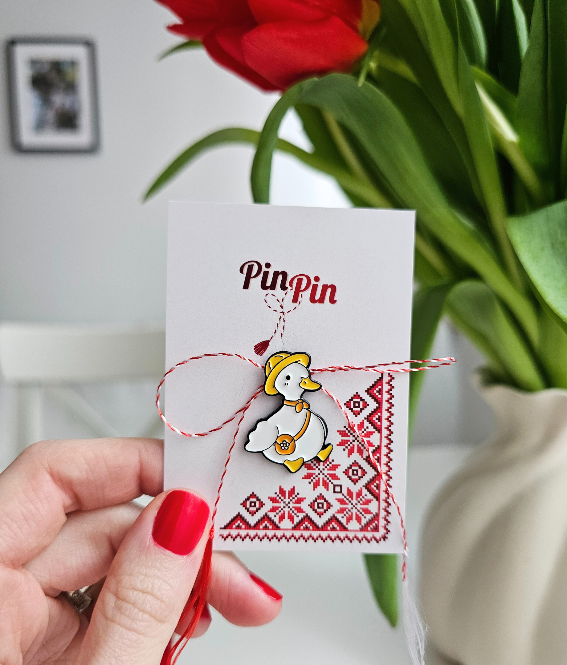 Pin Metalic Fancy Duck