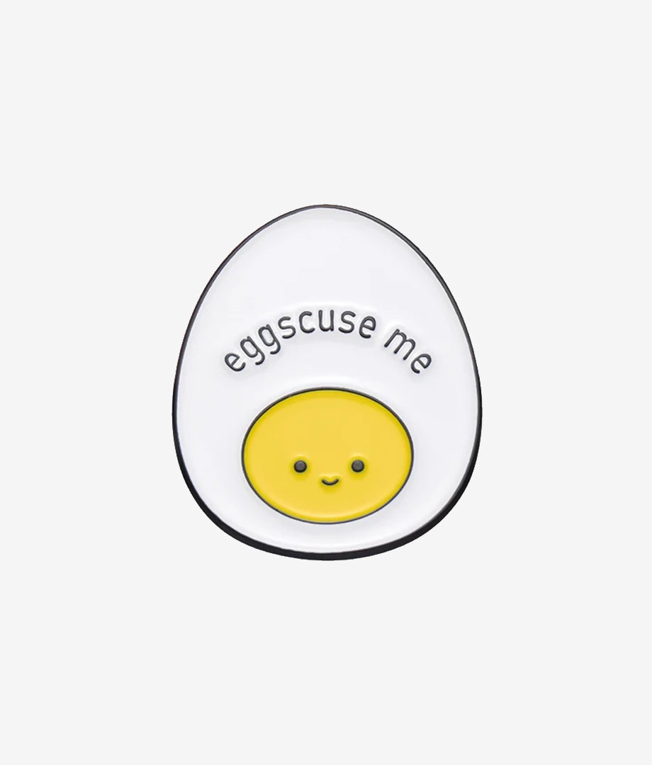 Pin Metalic Eggscuse