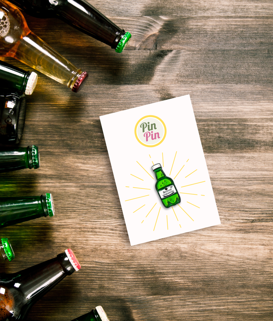 Pin Metalic Beer Bomb