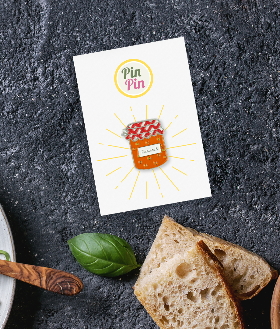 Pin Metalic Veggie Spread