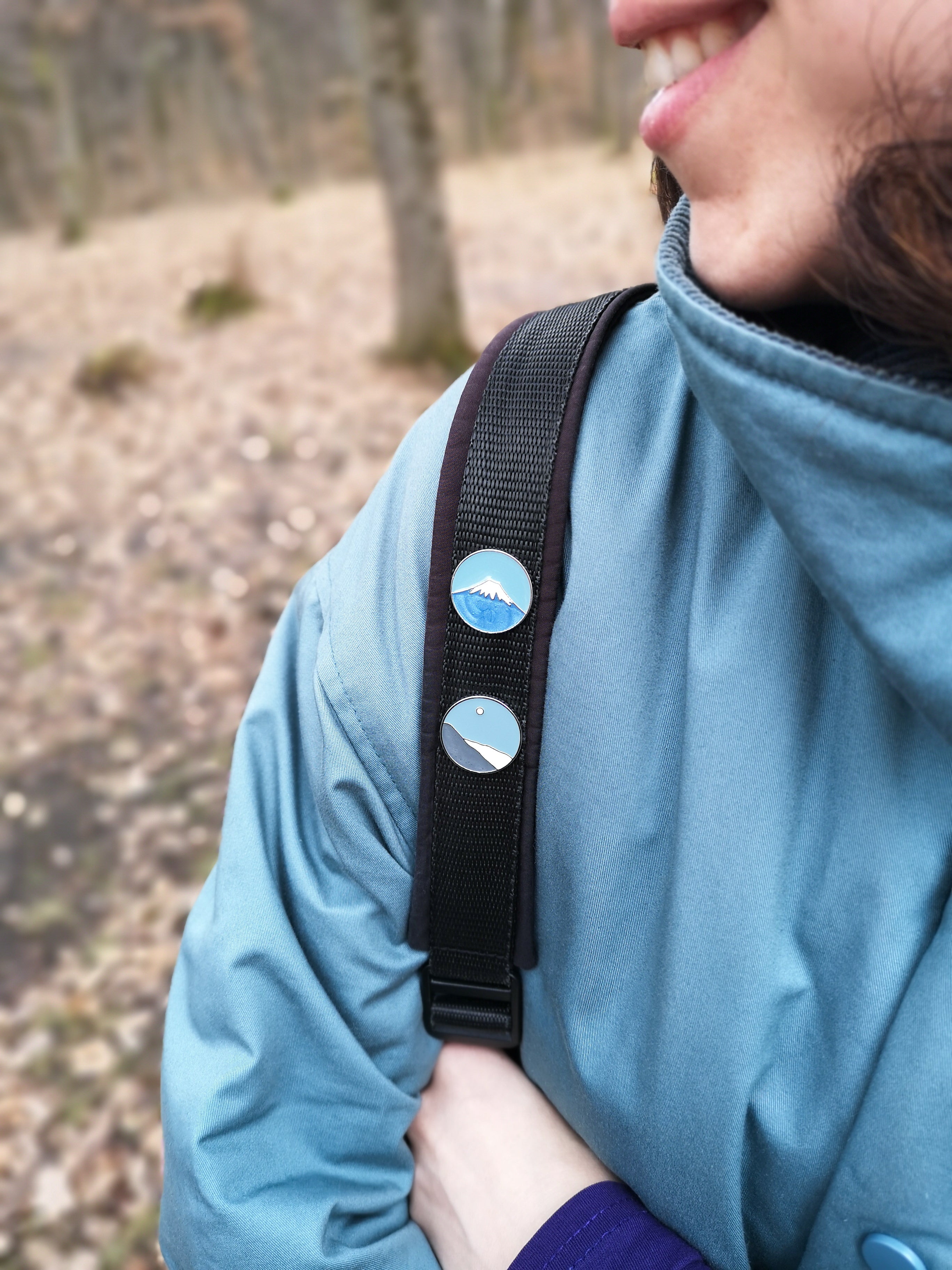 Pin Metalic Mountain