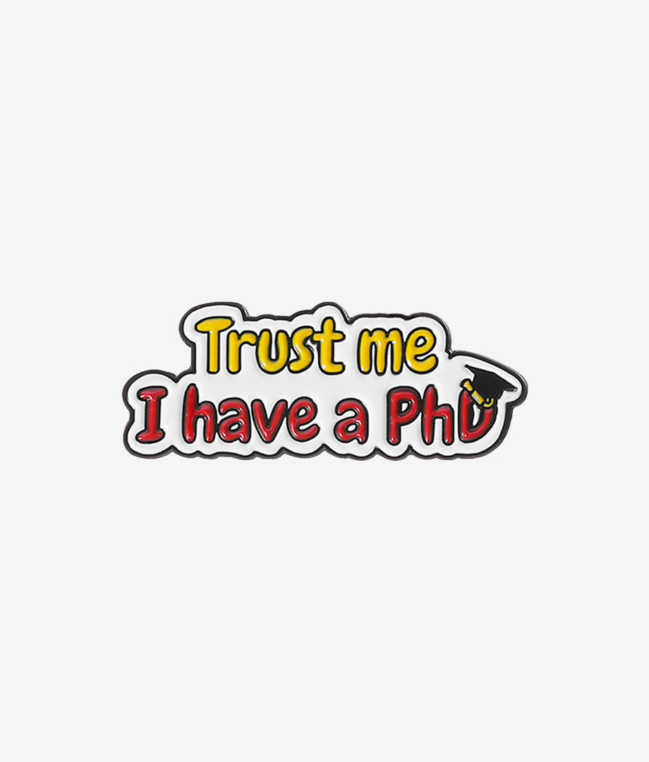 Pin Metalic PhD
