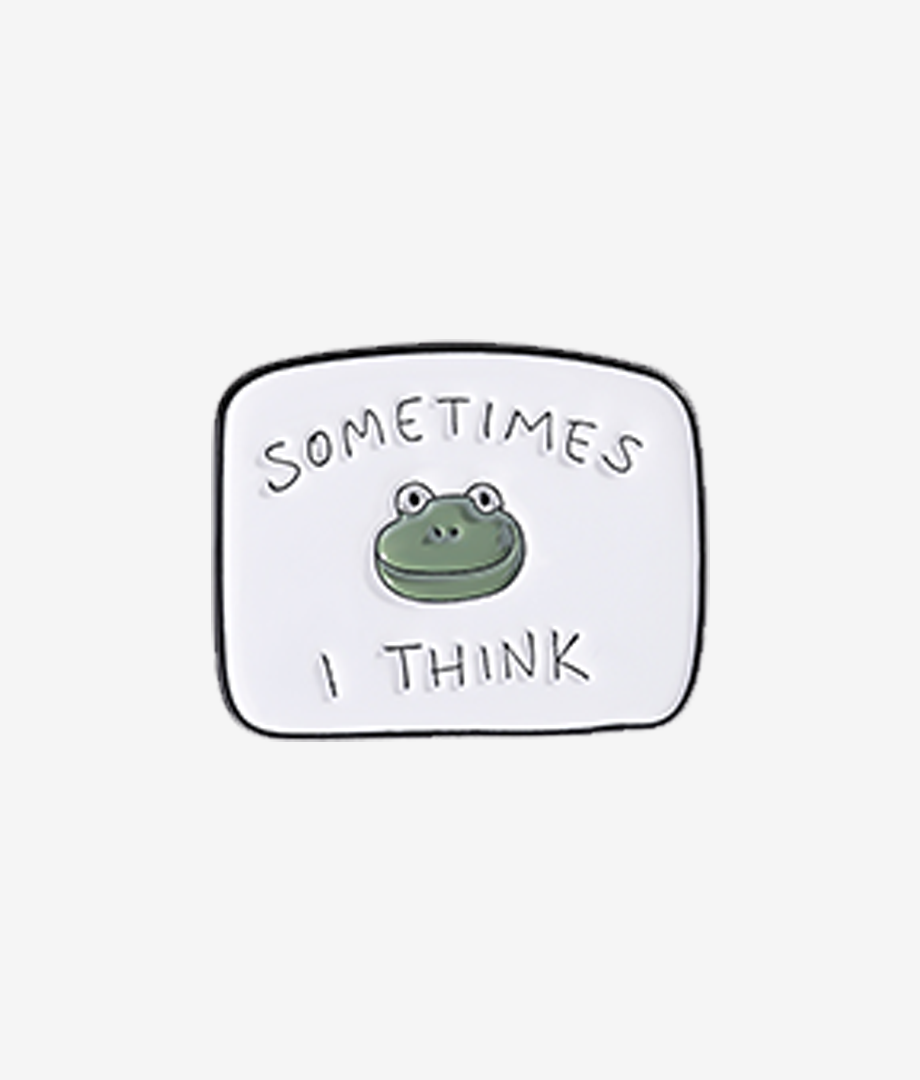 Pin Metalic Thinker
