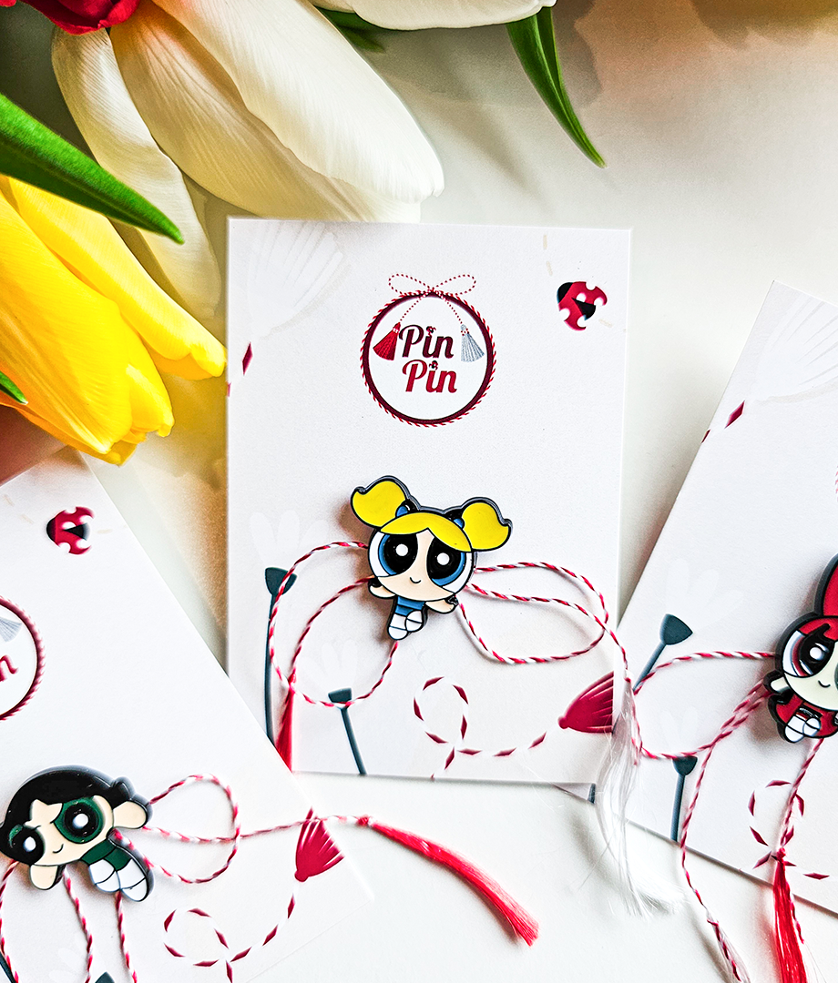 Pin Metalic Bubbles