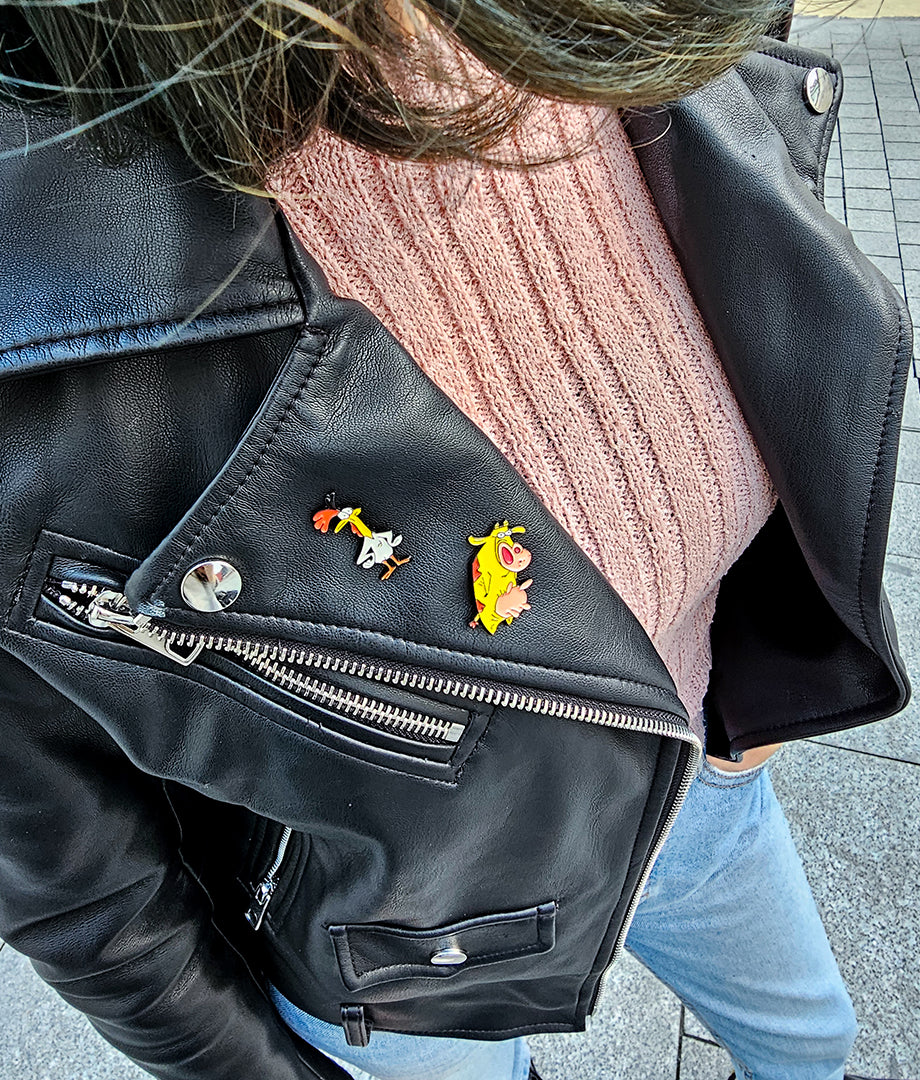 Pin Metalic Cow