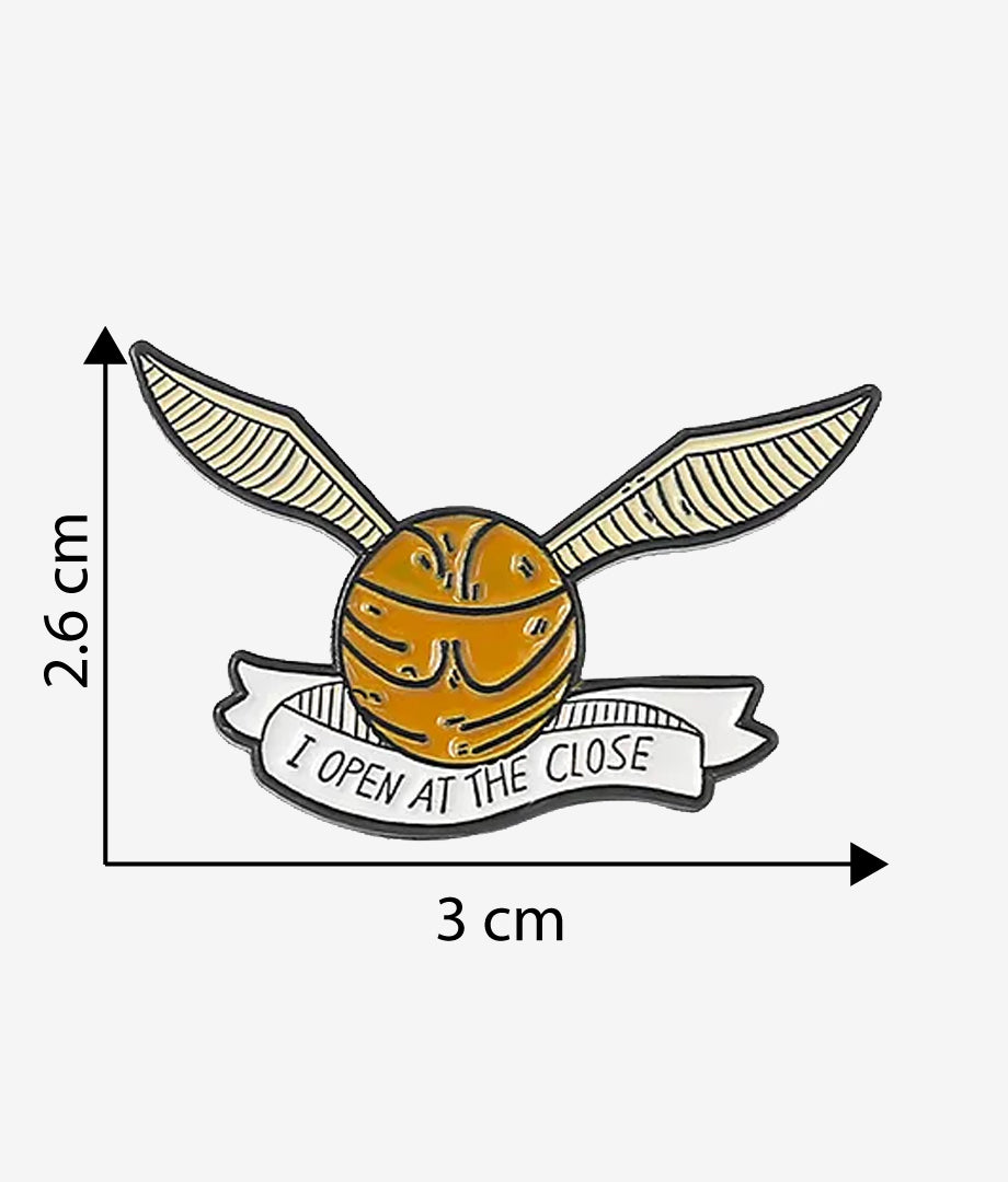 Pin Metalic Mystery flying ball