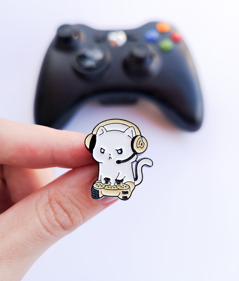 Oopsie Pin Gamer Kitty