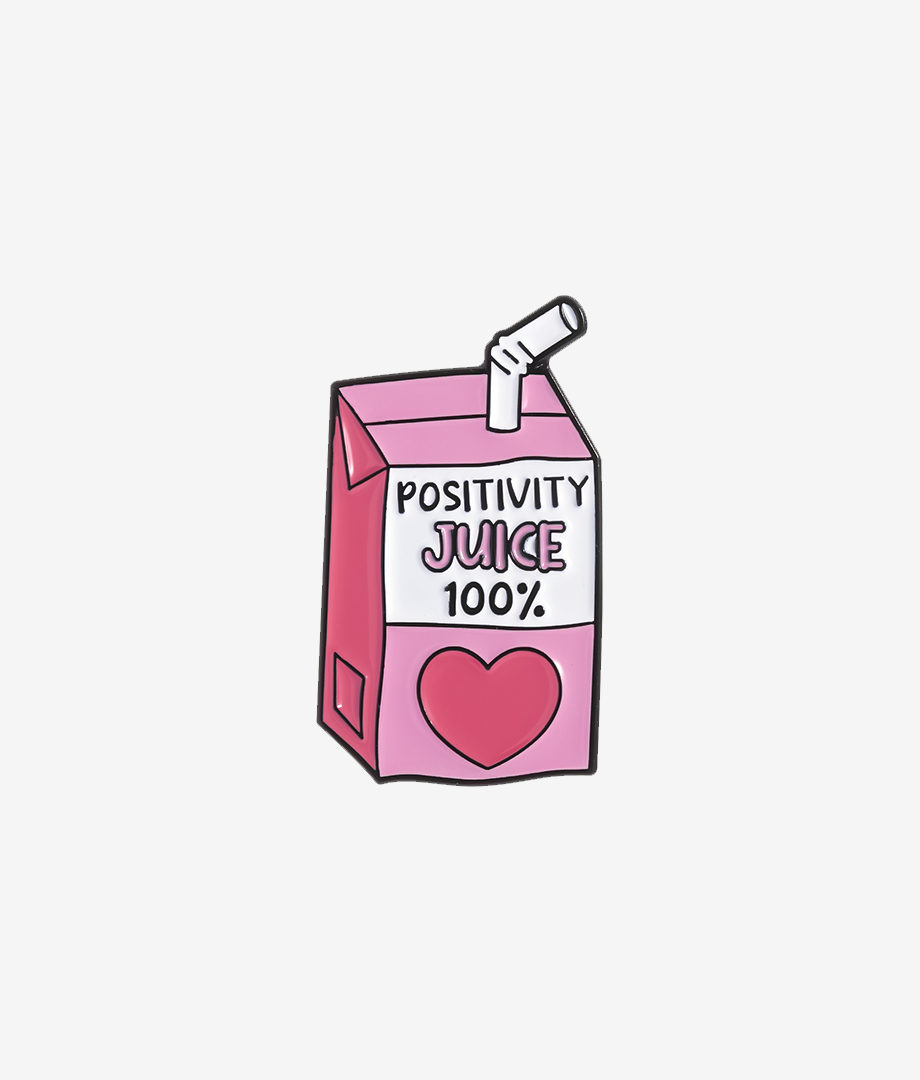 Pin Metalic Positivity Juice