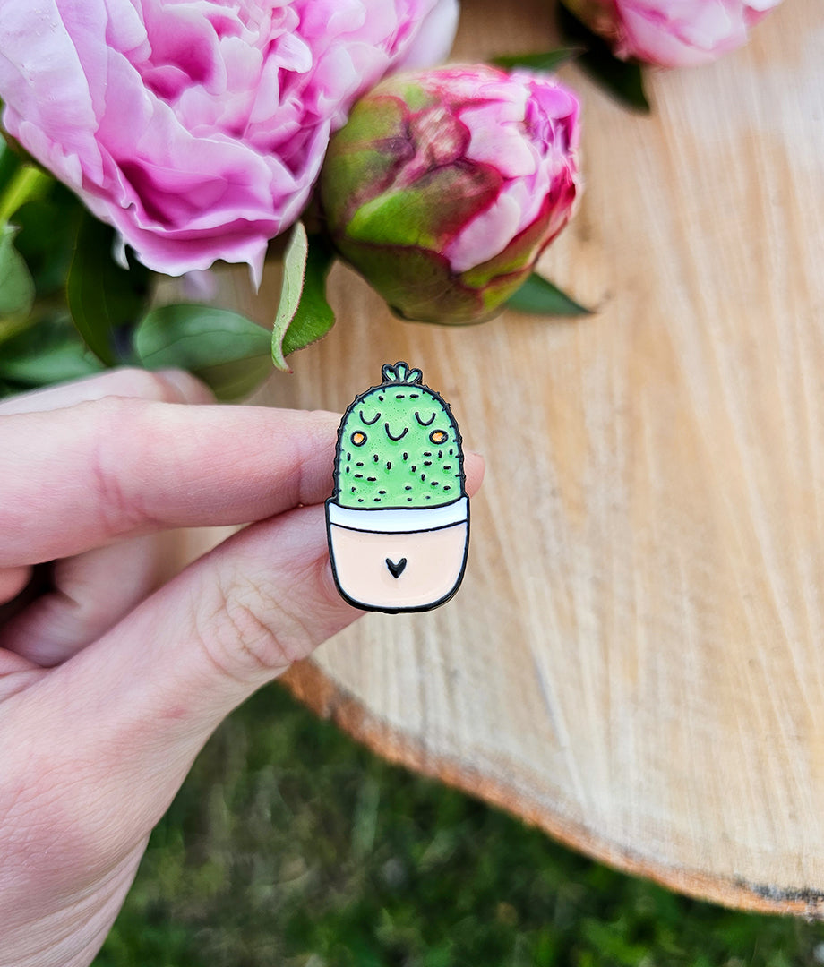 Pin Metalic Zen Cactus