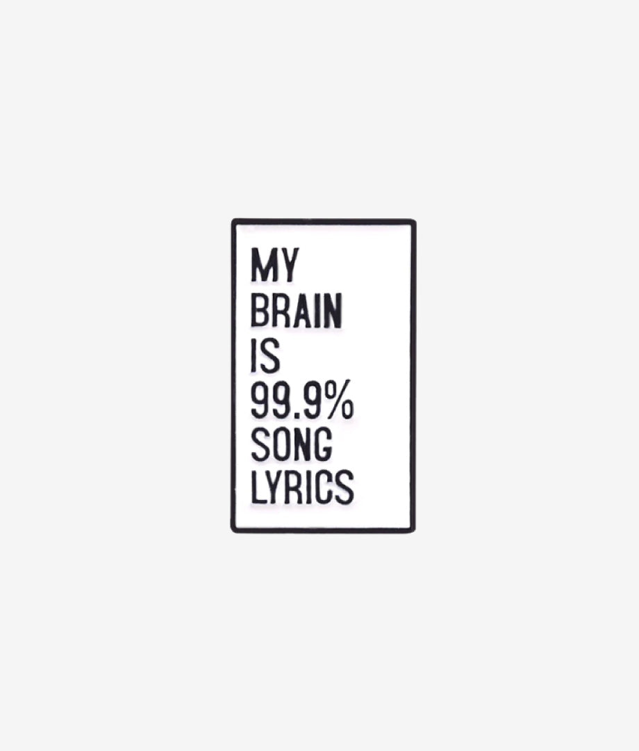 Pin Metalic 99% Song Lyrics