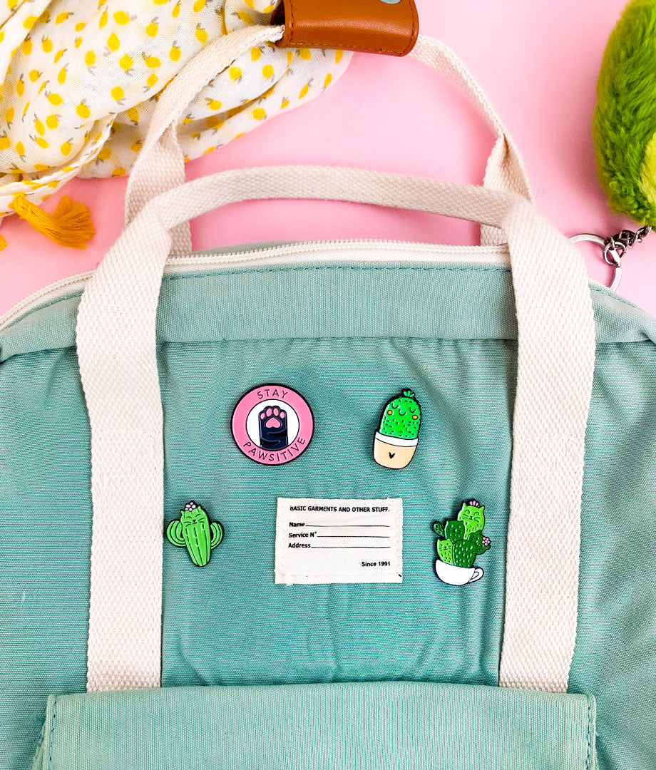 Pin Metalic Cactus Coffee