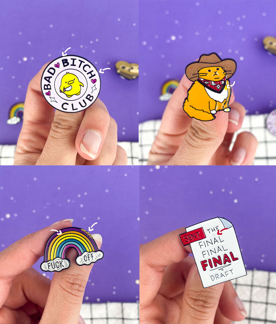 2 Oopsie Mystery Pins