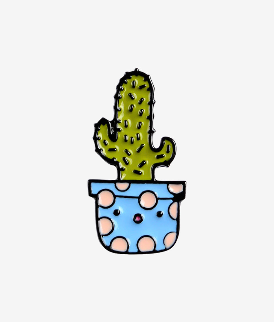 Pin Metalic Surprised Cactus
