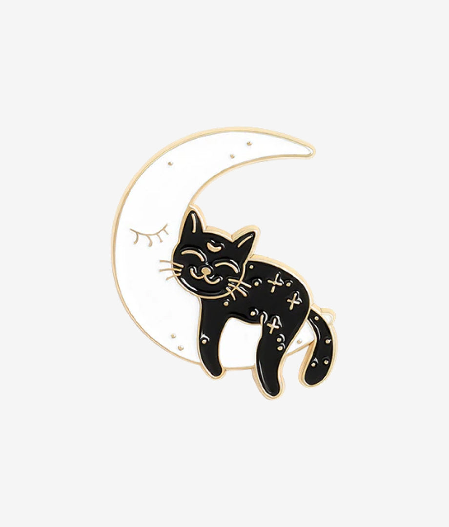 Pin Metalic Sleepy Cat