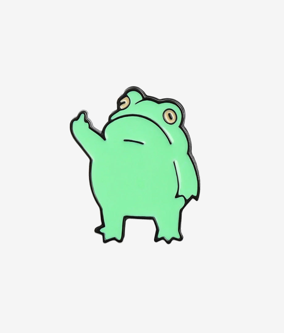 Pin Metalic Funny Frog