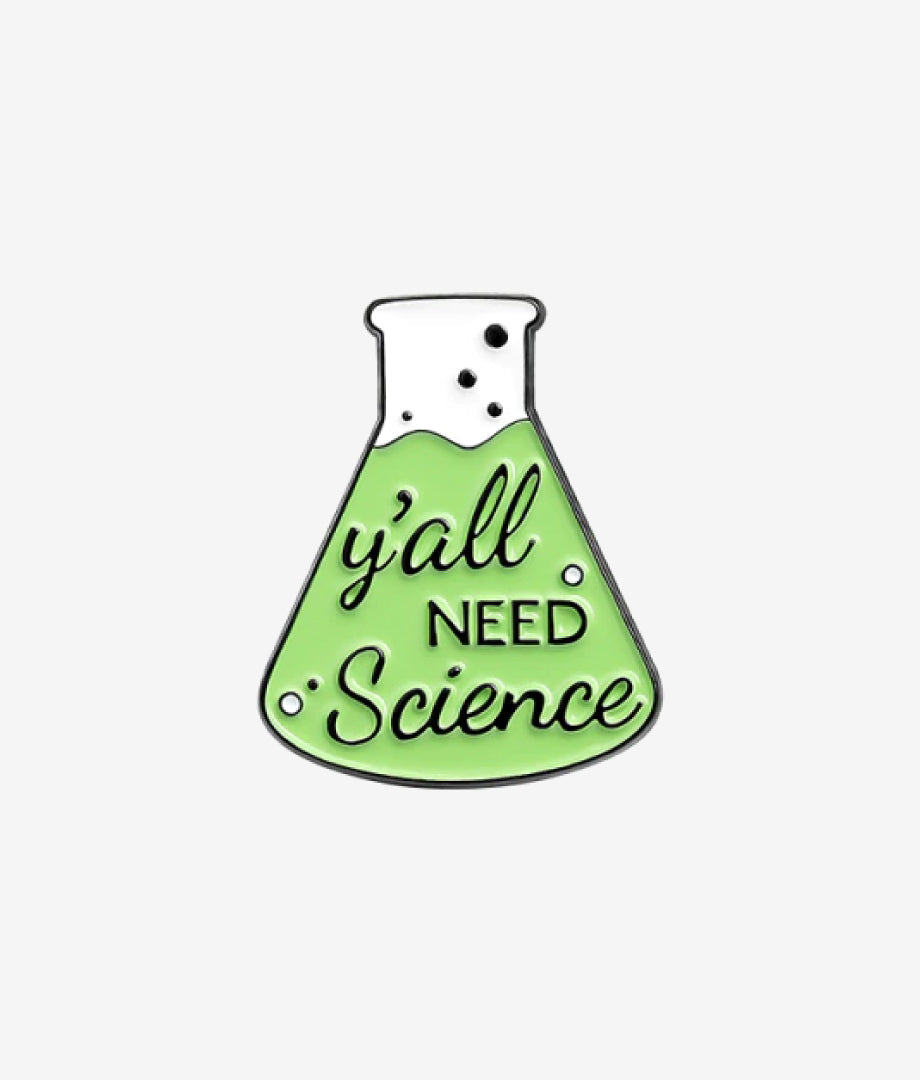 Pin Metalic Science