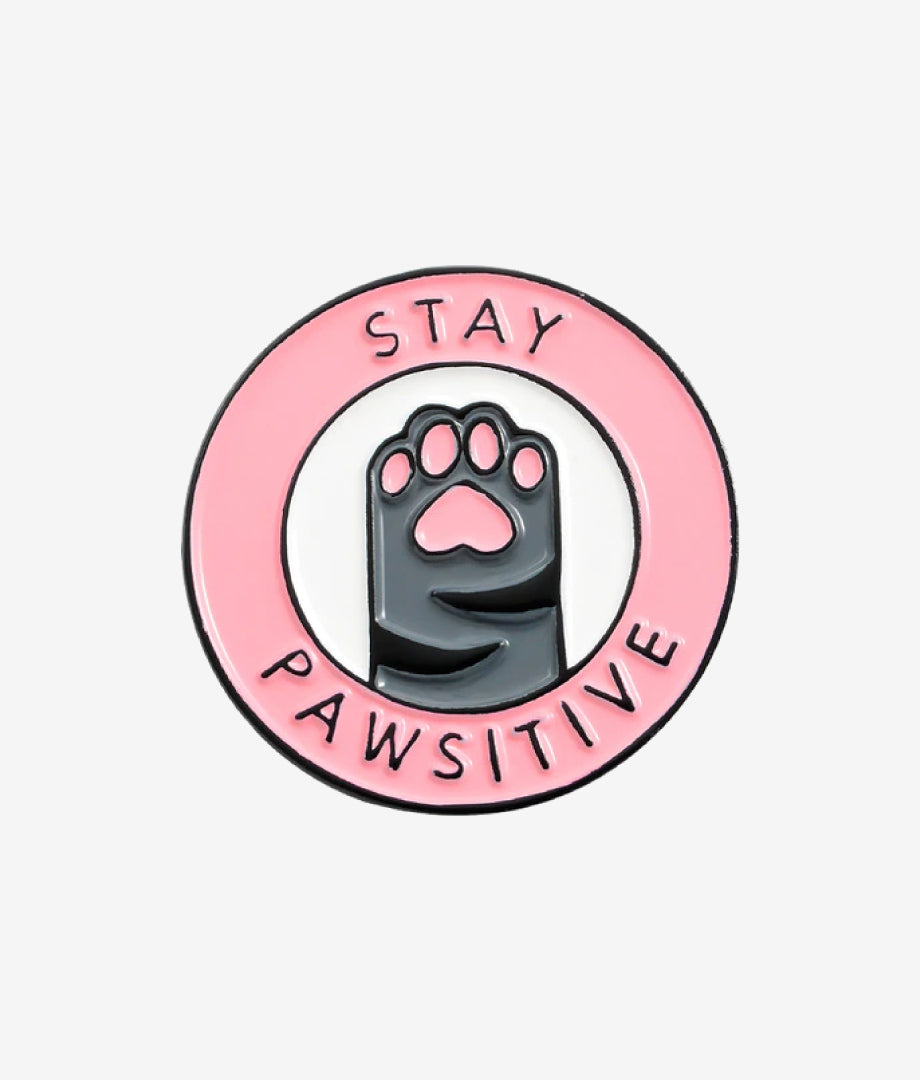 Pin Metalic Stay Pawsitive