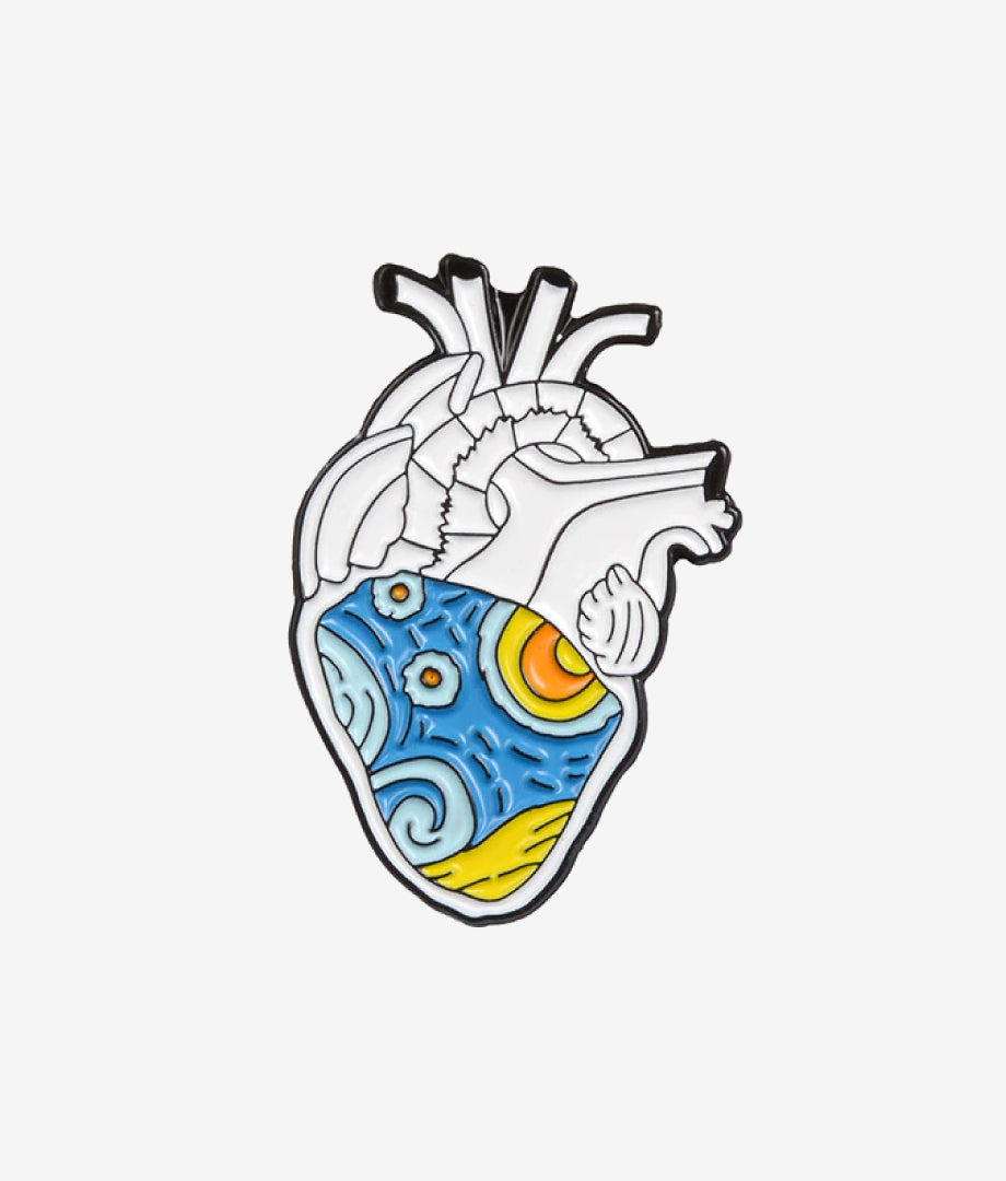 Pin Metalic I Heart Van Gogh