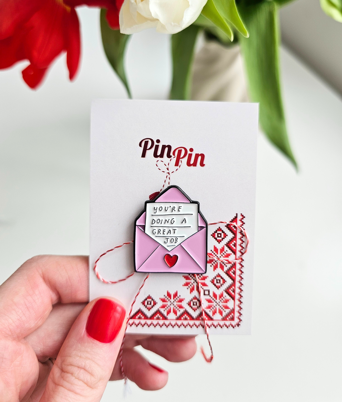 Pin Metalic Great Job – PinPin