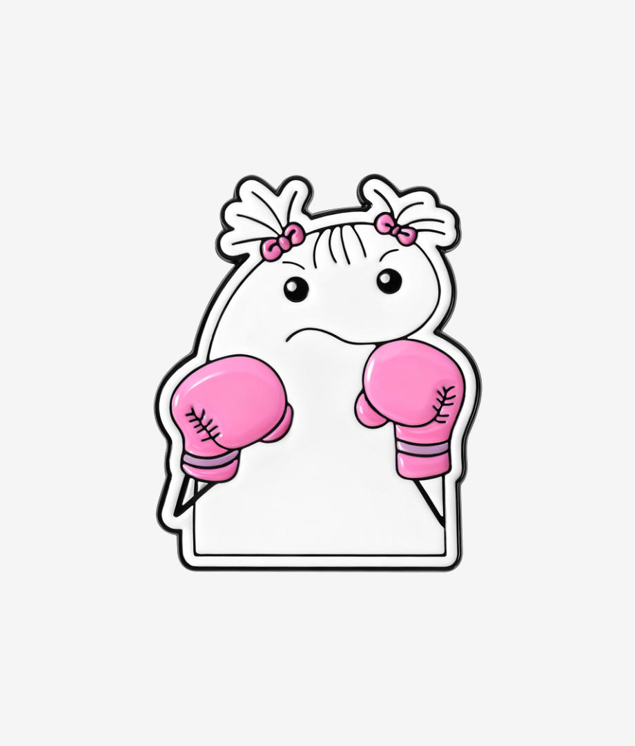 Pin Metalic Pink Power
