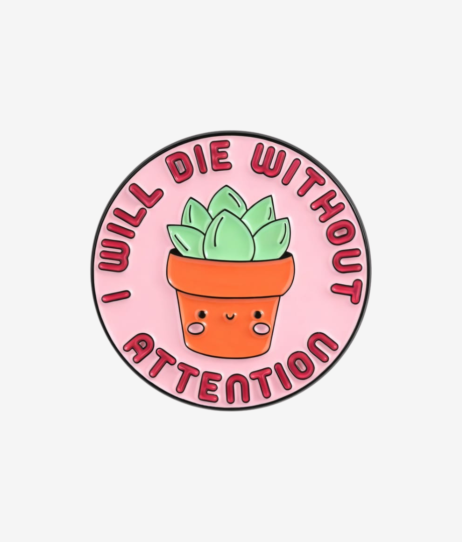 Pin Metalic Drama Plant