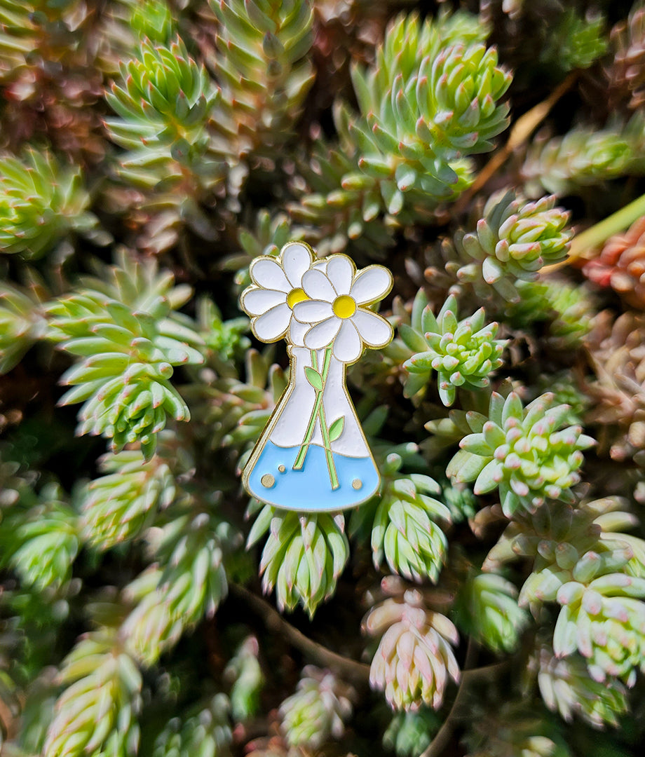 Pin Metalic Daisy