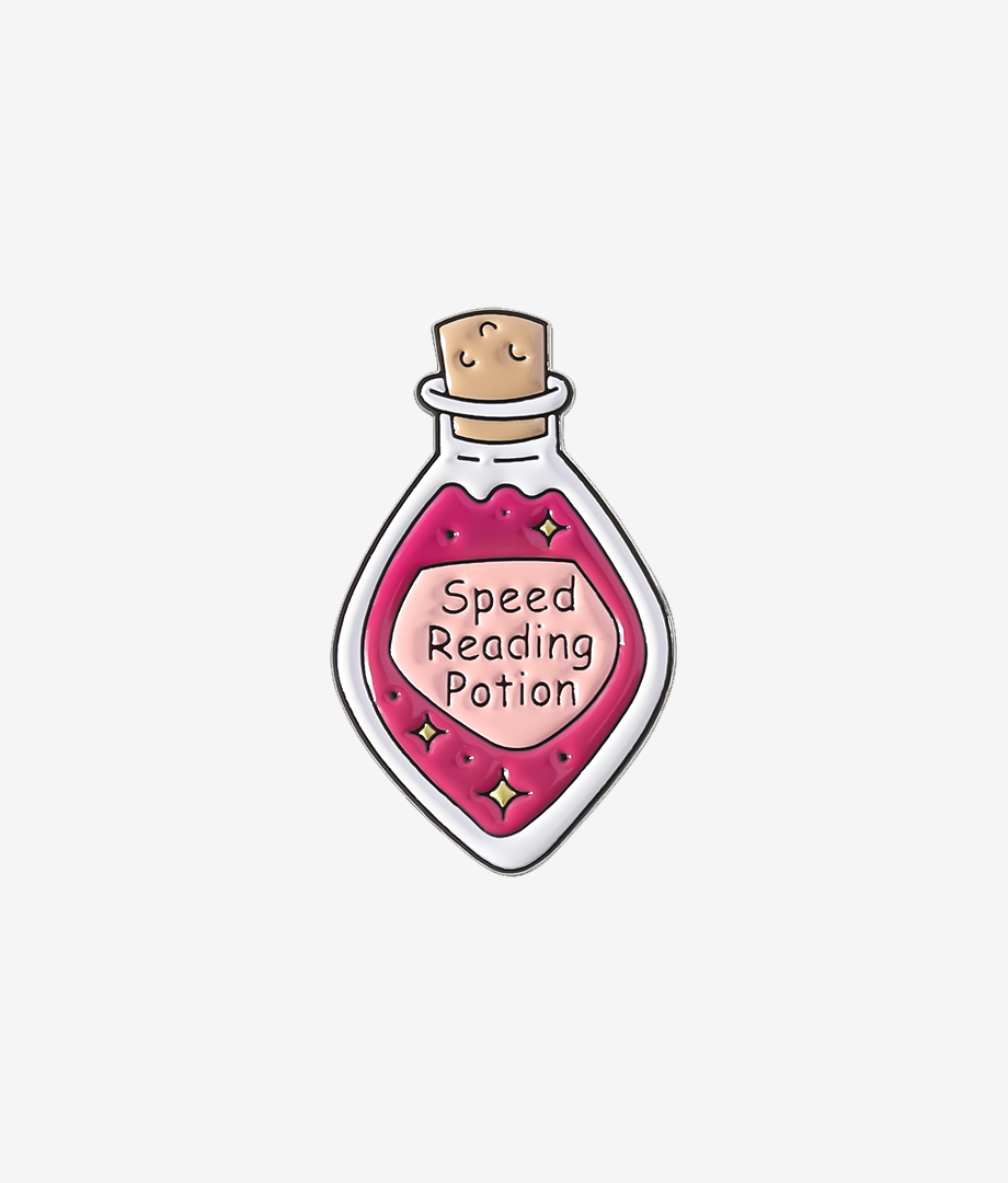 Pin Metalic Speed Reading Potion
