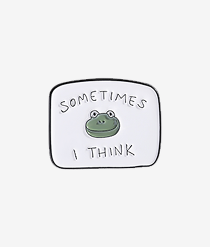 Pin Metalic Thinker