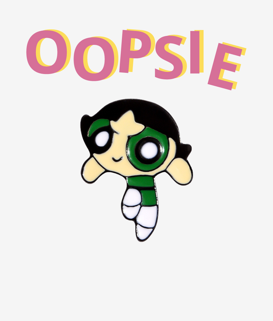 Oopsie Pin Metalic Buttercup