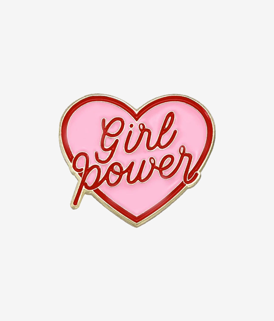 Pin Metalic Girl Power