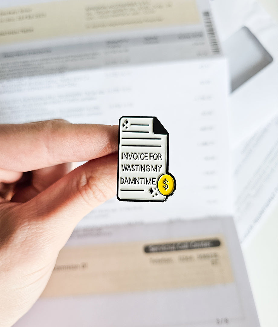 Invoice Pin Pin Metalic Invoice – PinPin