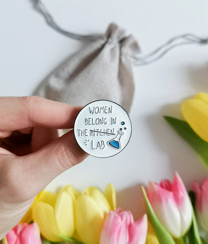 Pin Metalic Lab Women