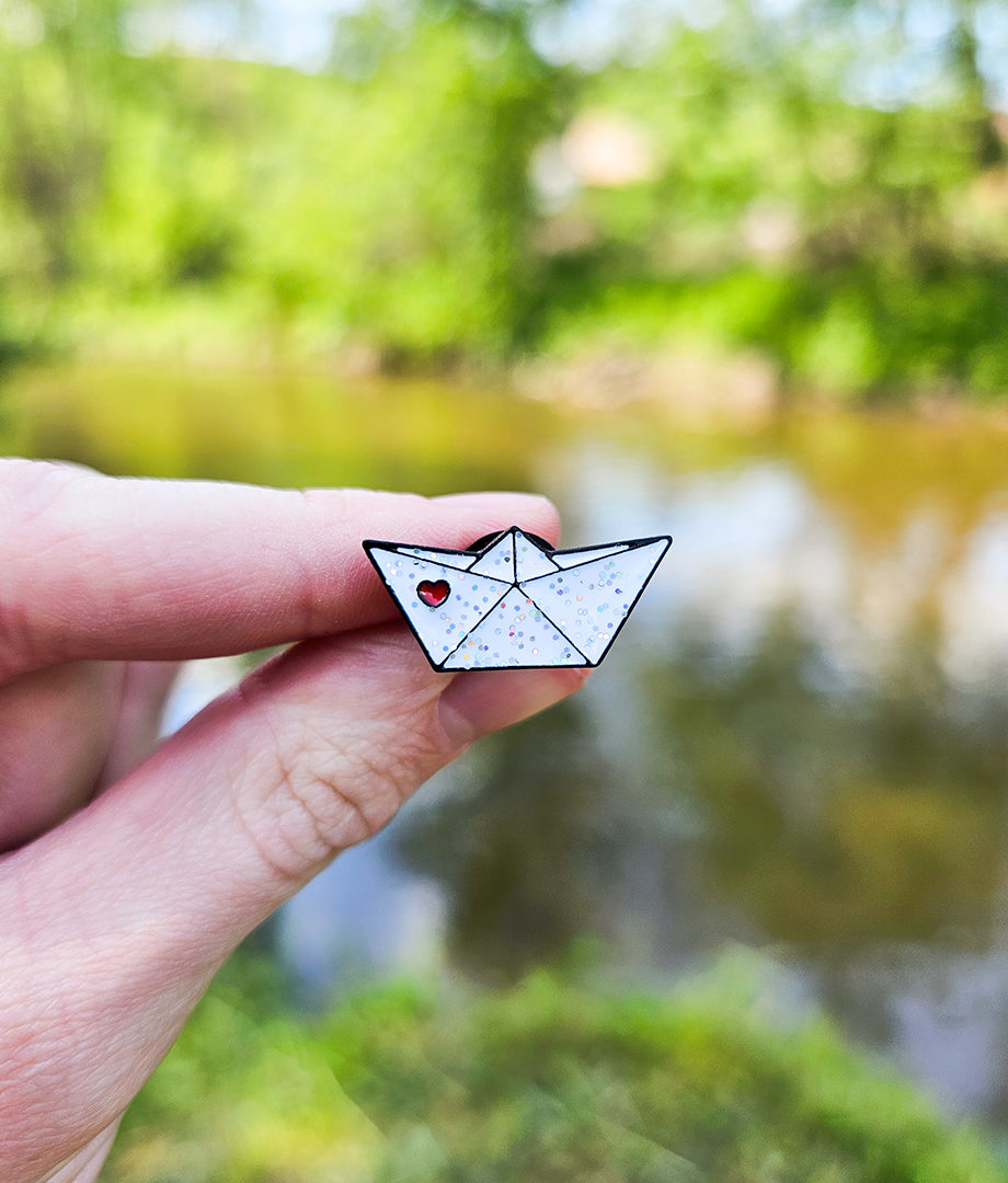 Oopsie Pin Origami Boat