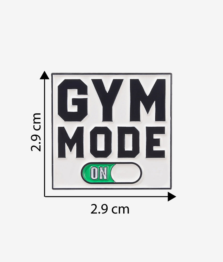 Pin Metalic Gym mode