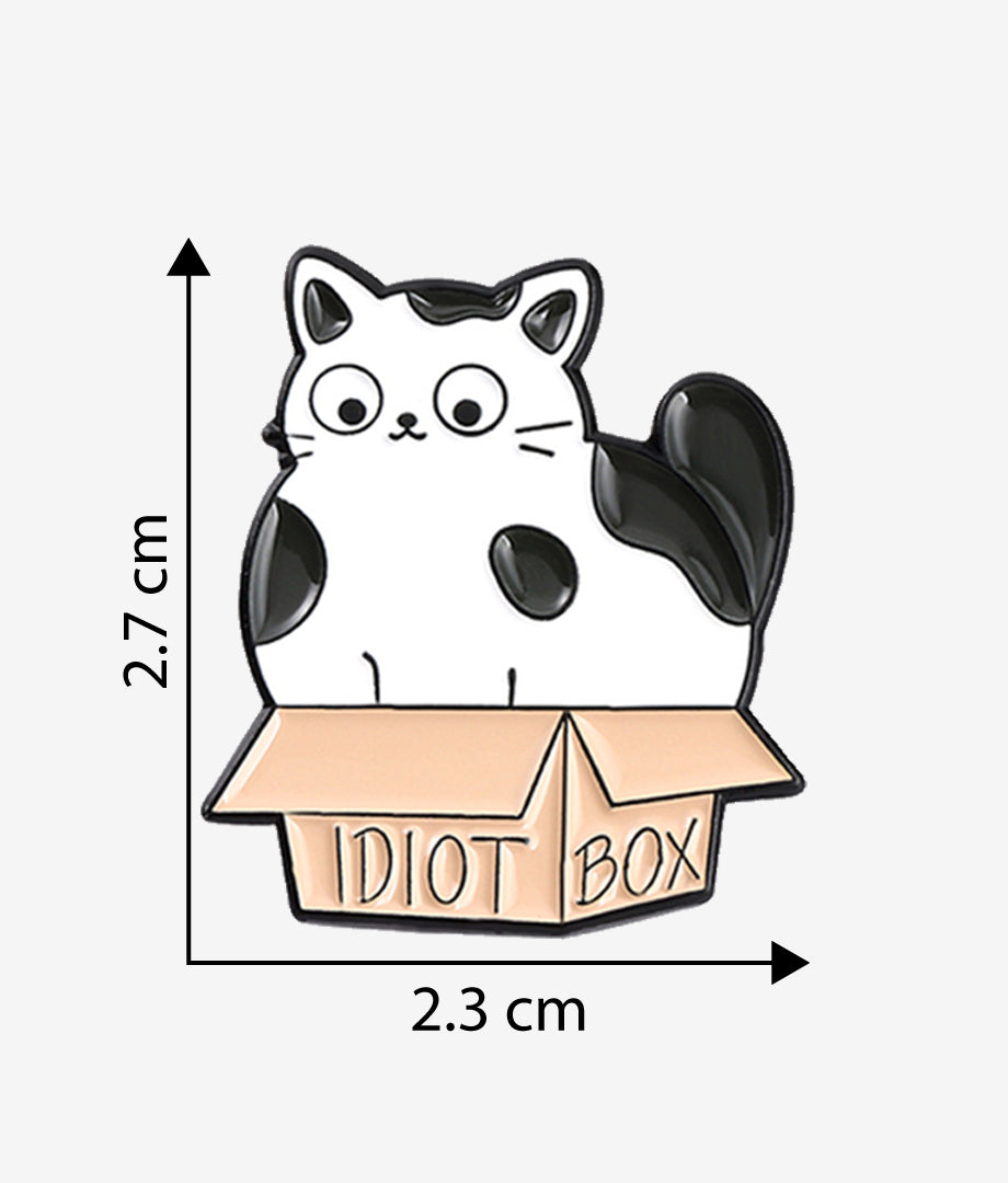 Pin Metalic Idiot box