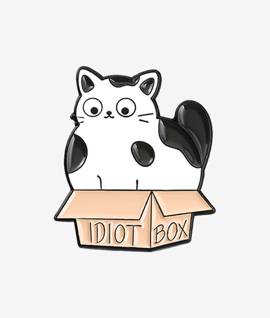 Pin Metalic Idiot box