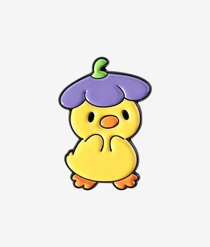 Pin Metalic Bloom Duck