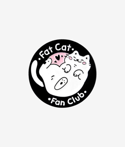 Pin Metalic Fat Cat Fan Club