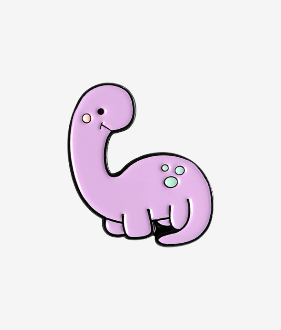 Pin Metalic Purple Baby Dino