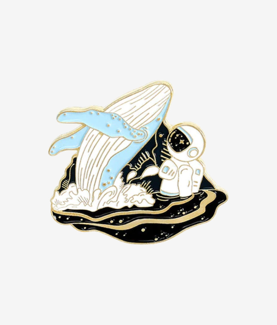 Pin Metalic Ocean Astronaut