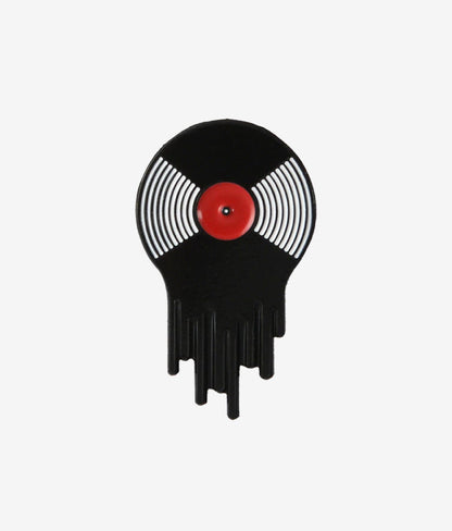 Pin Metalic Vinyl Record