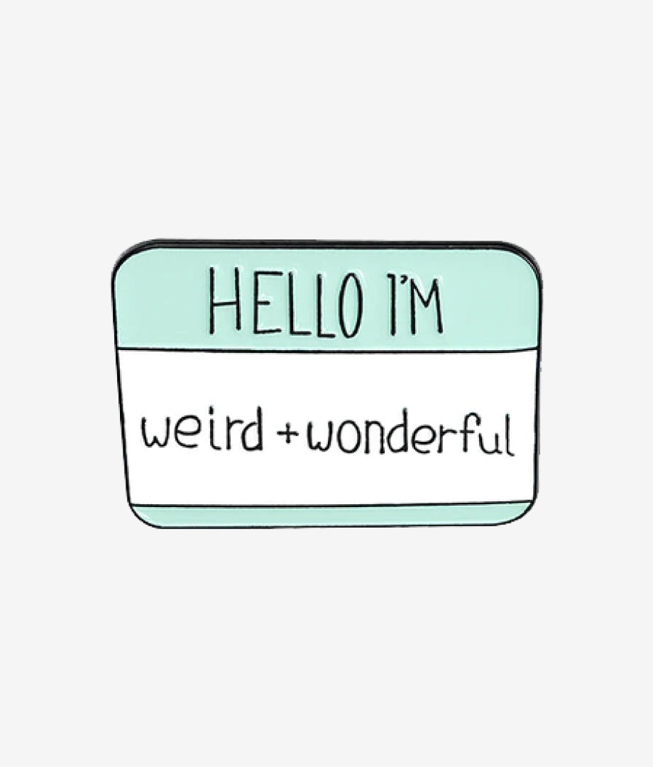 Pin Metalic Hello I&