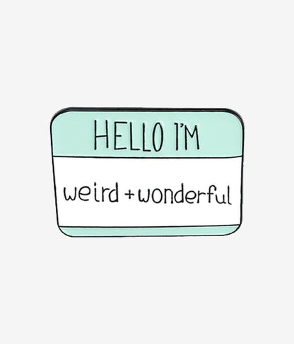 Pin Metalic Hello I&