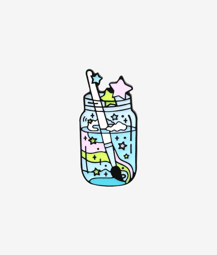 Pin Metalic Watercolor